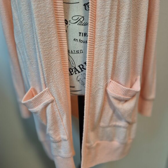 Open Style Cardigan with Hood - Picture 4 of 7